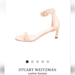 Nwt stuart weitzman sandal low heel rose pink size6